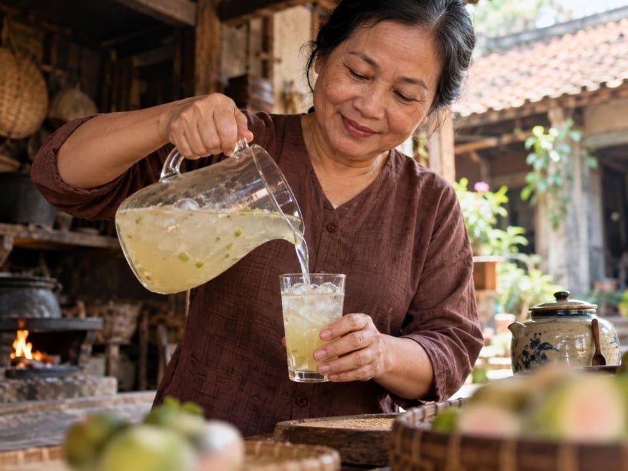 Chanh có vị chua thanh, mùi thơm dịu, trong khi dứa có vị ngọt tự nhiên và hương đặc trưng. 