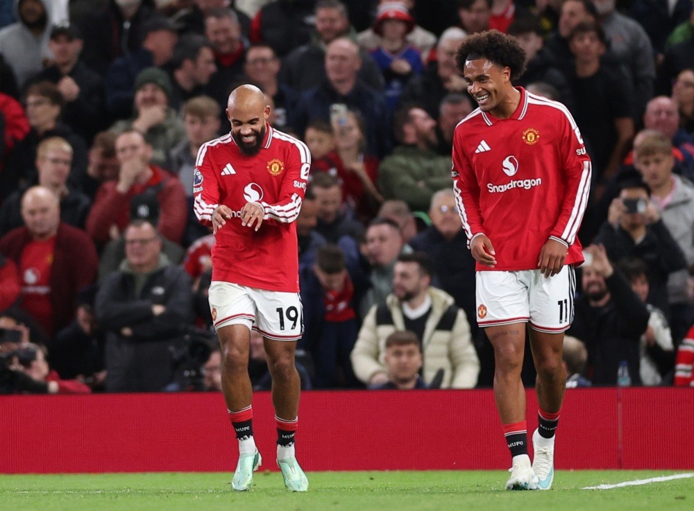 Bàn thắng của Mbeumo là không đủ để Man Utd có 3 điểm trước Tottenham. Ảnh: EPA/Adam Vaughan.