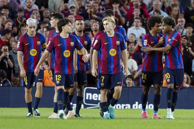 Barcelona thắng dễ Getafe trên sân nhà. Ảnh: EPA/TONI ALBIR