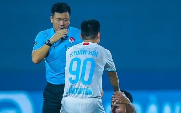 Tuấn Hải chưa ghi bàn cho CLB Nam Định. (Ảnh: Thép Xanh Nam Định FC)