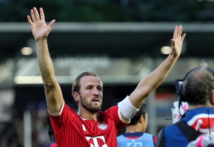 Kane là trụ cột hàng công Bayern. Ảnh: EPA.