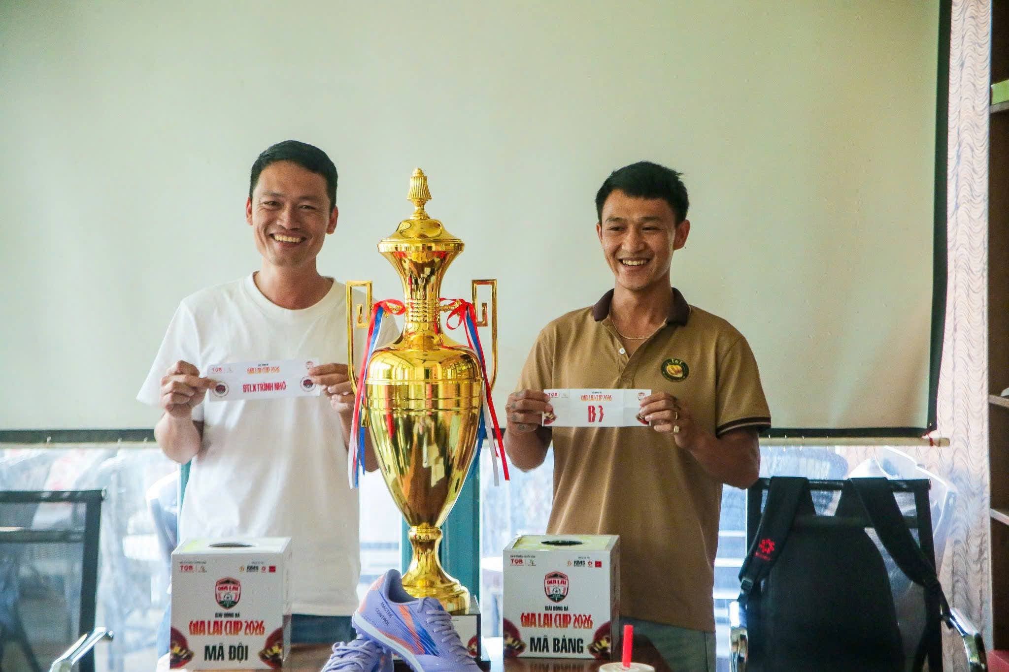 Lễ bốc thăm chia bảng Gia Lai Cup 2026. Ảnh: BTCCC.
