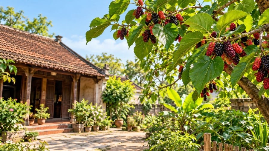 Người xưa thường kiêng không trồng dâu tằm phía trước