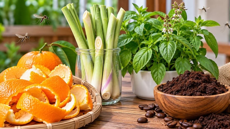 Đuổi muỗi bằng nguyên liệu tự nhiên sẵn có trong bếp, bạn thử chưa?