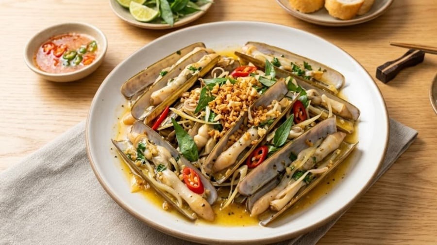 Ốc móng tay là một trong những loại hải sản có giá trị dinh dưỡng cao, nên ăn vào mùa thu.