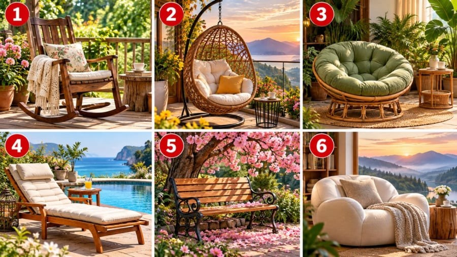 Bạn muốn ngồi vào chiếc ghế nào?