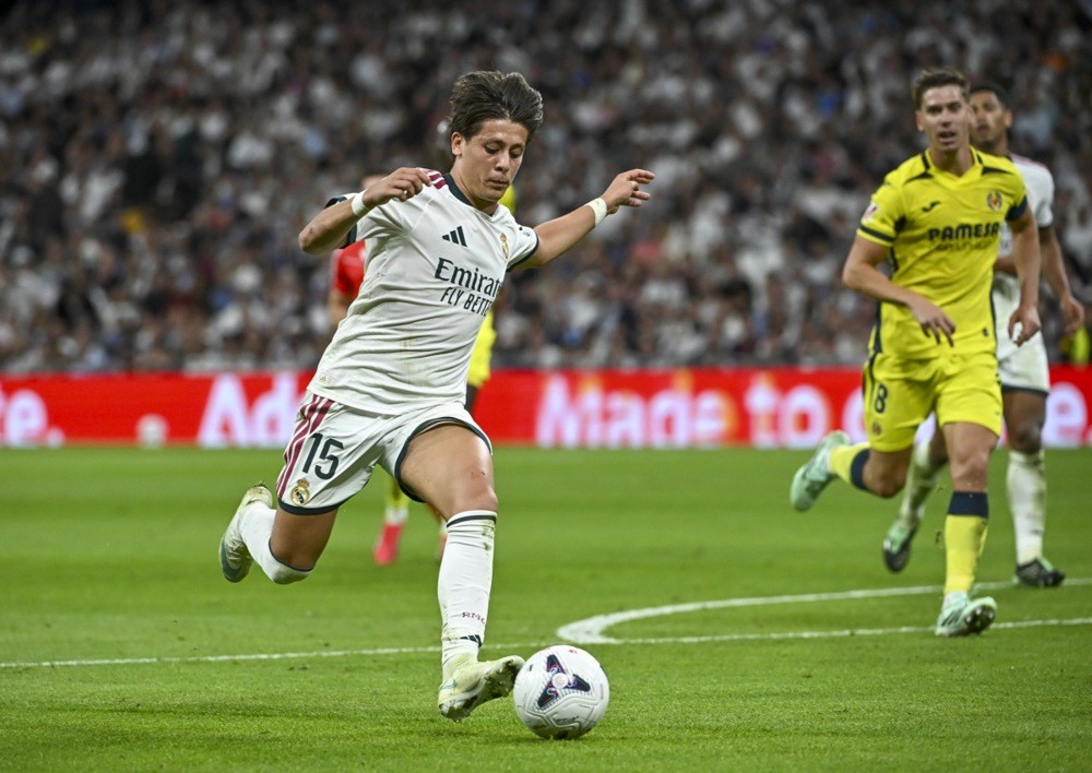 Guler không chơi tốt trong trận gặp Villarreal. Ảnh: EPA IMAGES. 