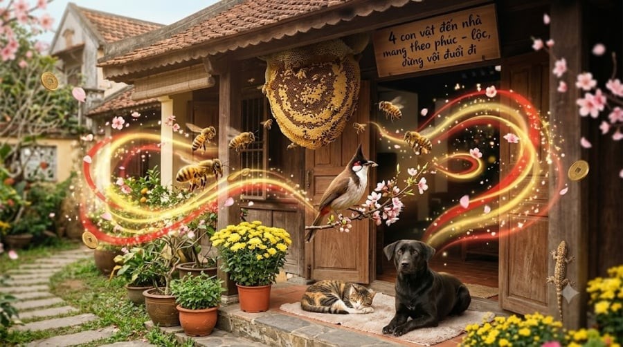 Dưới đây là 4 con vật thường được nhắc đến trong quan niệm dân gian với ý nghĩa mang Phúc, mang Lộc. Tuy nhiên, đây chỉ là cách lý giải theo tín ngưỡng dân gian, không phải cơ sở khoa học.