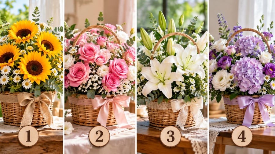Bạn chọn lẵng hoa nào?