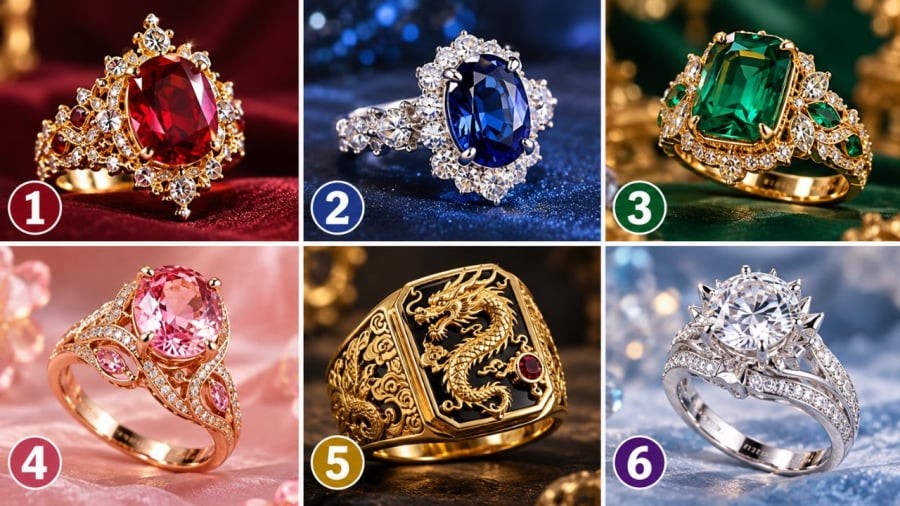 Bạn thấy chiếc nhẫn nào thể hiện quyền lực nhất?