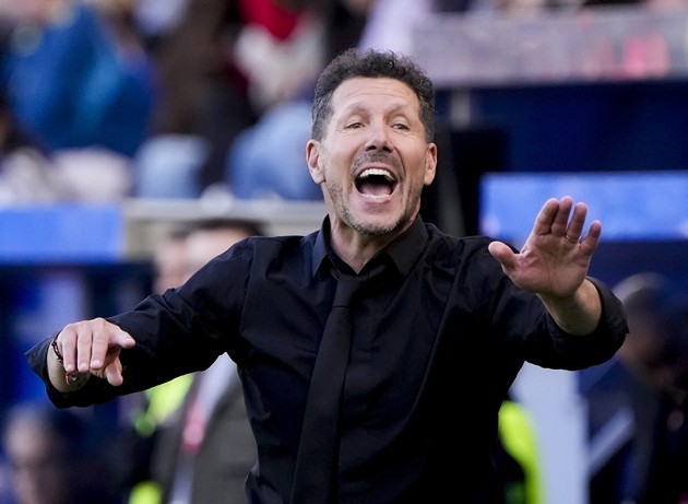 Diego Simeone dành sự tôn trọng cho Man United. Ảnh: EPA