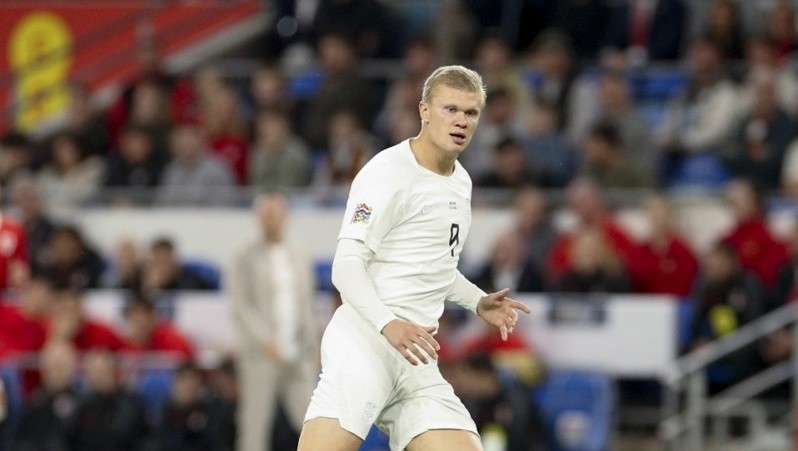 Barca, Real theo đuổi Haaland. Ảnh: EPA.
