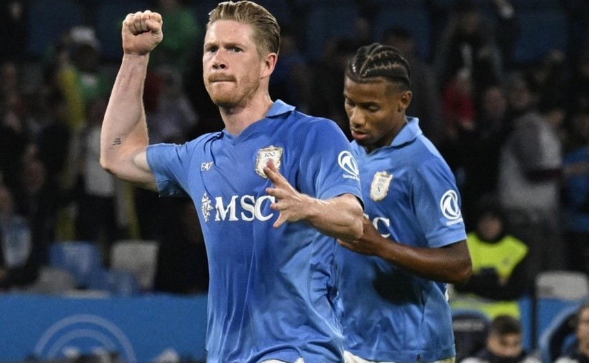 De Bruyne là trụ cột của Napoli. Ảnh: EPA.