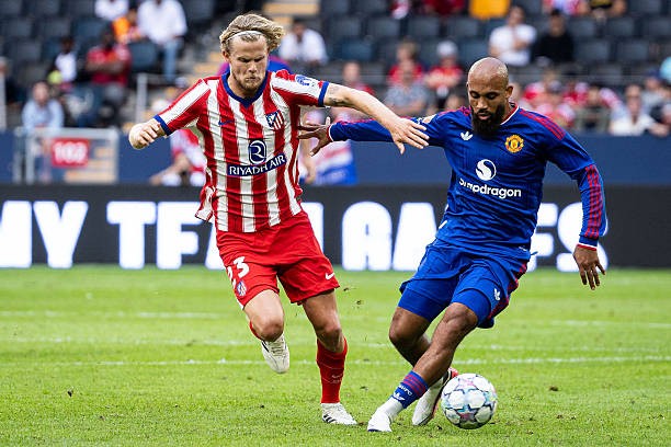Atletico Madrid và Man Utd đang rơi vào hai tình cảnh trái ngược. Ảnh: EPA IMAGES. 
