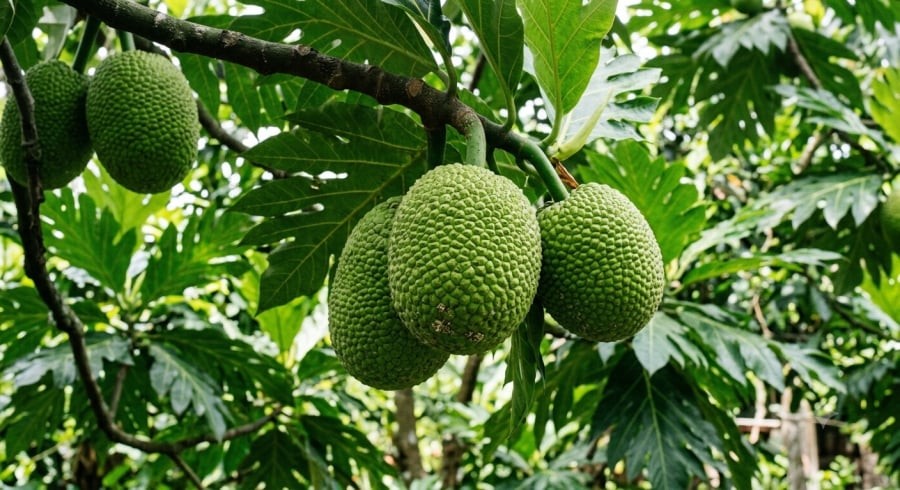 Sa kê là loại quả nhiệt đới giàu tinh bột, có thể dùng để chế biến nhiều món ăn trong bữa cơm gia đình.