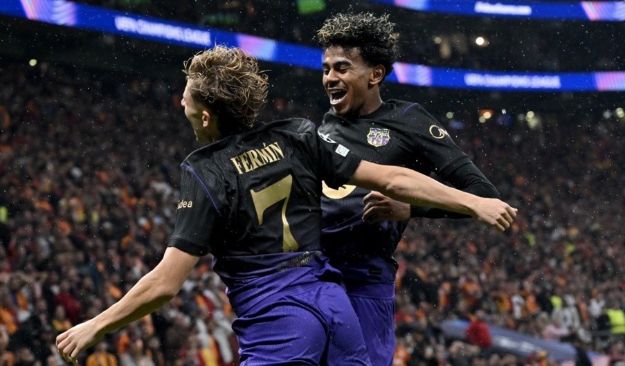 Barcelona thắng 4-1 Galatasaray. Ảnh: EPA.