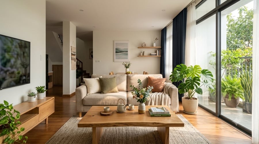 Nhà cửa gọn gàng, sáng sủa thường được xem là dấu hiệu của không gian sống hài hòa, dễ chịu và có sinh khí tốt.