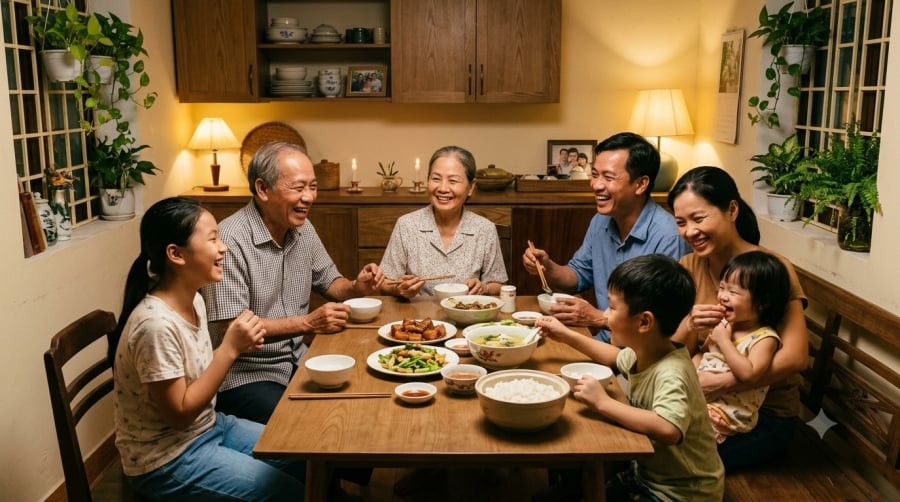 Gia đạo yên ấm, các thành viên biết sẻ chia và cùng vun vén cuộc sống là nền tảng quan trọng để gia đình hướng đến sự ổn định lâu dài.