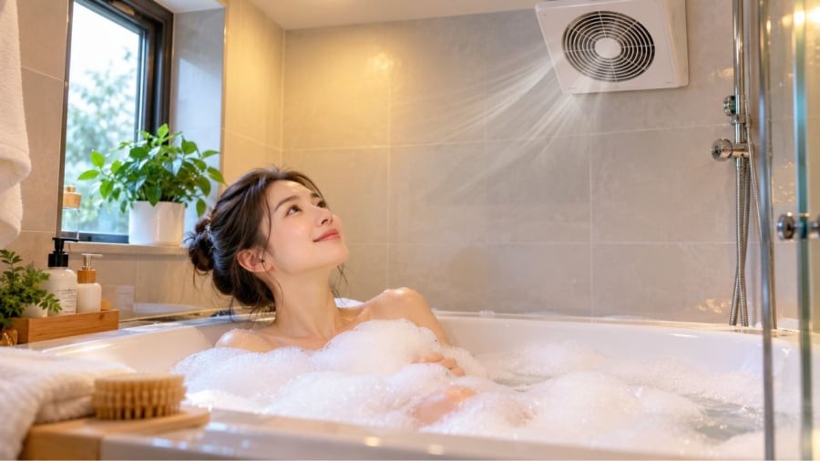 Có nên bật quạt thông gió không?