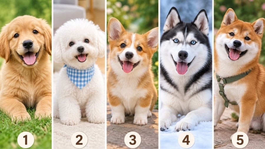 Bạn chọn chú chó nào?