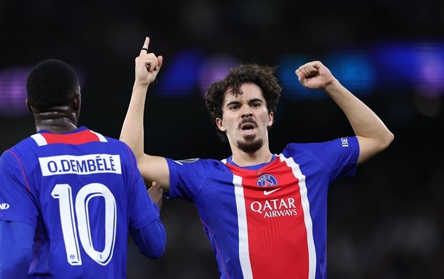 Vitinha thừa nhận PSG chịu sức ép từ phía Manchester City. Ảnh: EPA/ADAM VAUGHAN