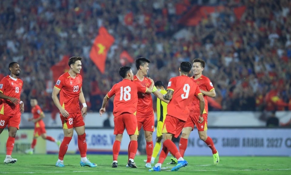 ĐT Việt Nam có thể bị ảnh hưởng nếu VCK Asian Cup 2027 bị hoãn. Ảnh: VFF.