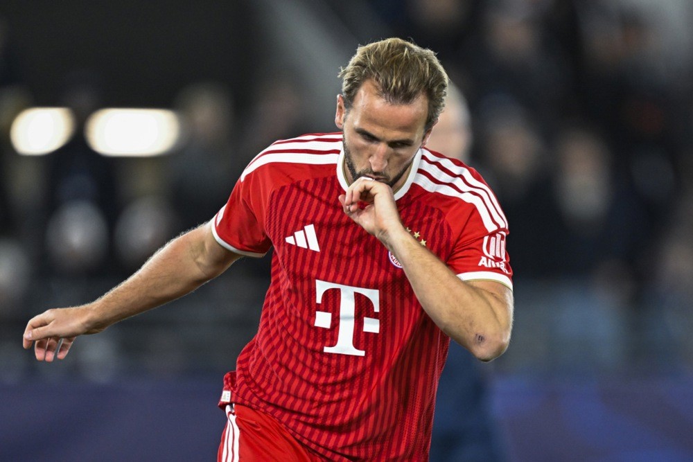 Harry Kane được cho sắp ký hợp đồng gia hạn cùng Bayern Munich. Ảnh: EPA/Carina Johansen.