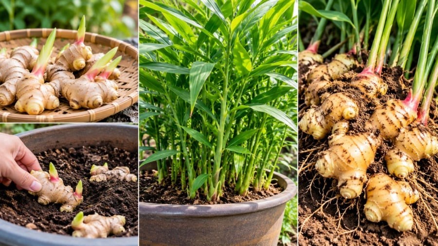 Trồng gừng cần chú ý những điều này