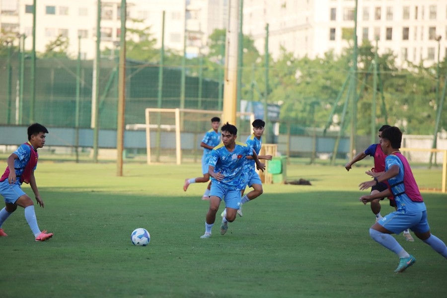 U17 Việt Nam muốn có sự chuẩn bị kỹ lưỡng nhất cho kỳ World Cup sắp tới. Ảnh: VFF,