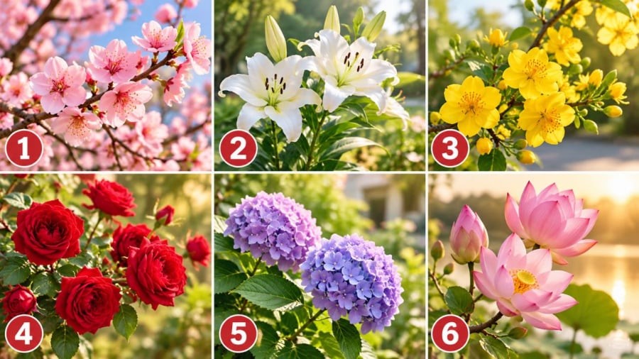 Bạn chọn cành hoa nào?