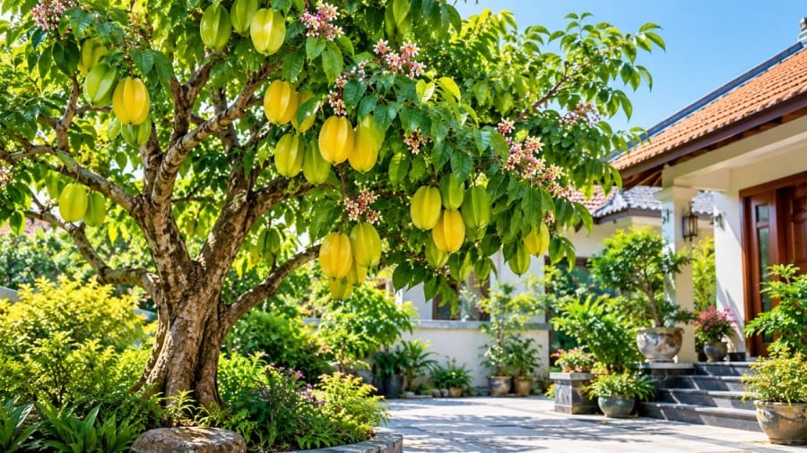 Chọn cây khế trồng đúng vị trí vừa đẹp vừa phong thủy