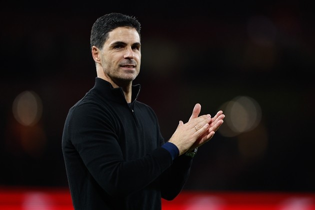 Mikel Arteta tiết lộ tình hình của dàn sao Arsenal. Ảnh: EPA/DAVID CLIFF
