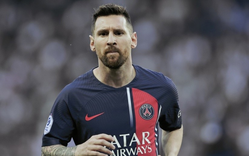 Messi trong màu áo PSG. Ảnh: EPA.