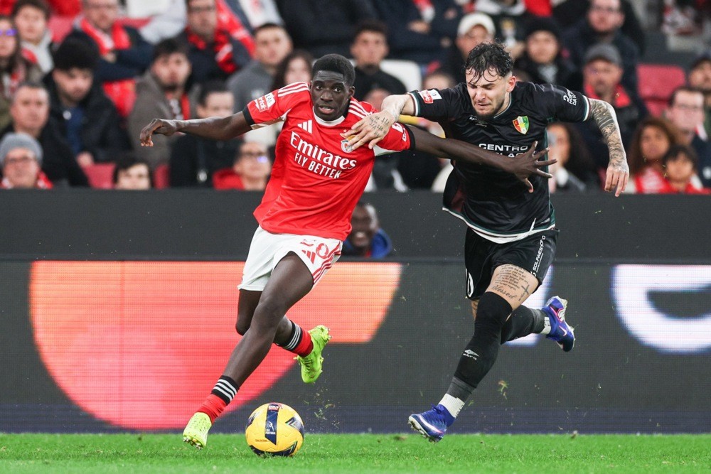 Daniel Banjaqui của Benfica được săn đón. Ảnh: EPA.
