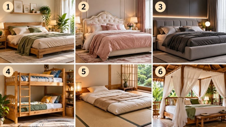 Bạn chọn chiếc giường nào?