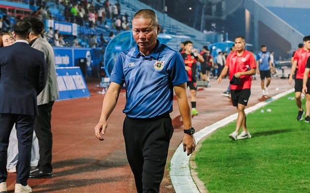 Ông Chu Đình Nghiêm hài lòng với chiến thắng của Ninh Bình. Ảnh: Ninh Bình FC