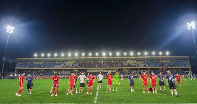 CAHN thua Hà Nội 1-2. (Ảnh: Công An Hà Nội FC)