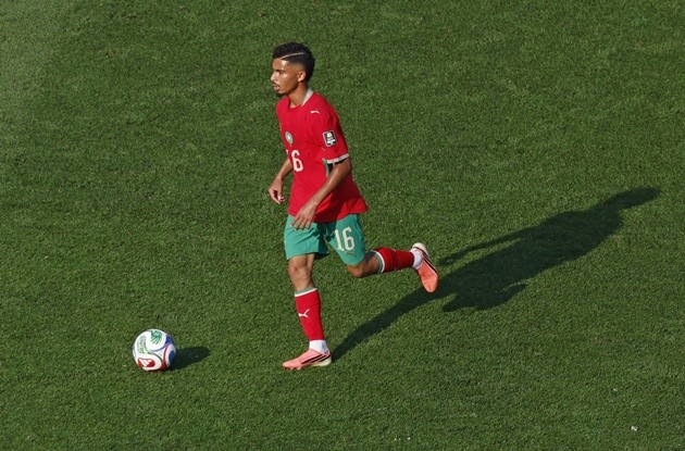 Yassine trong màu áo ĐT Morocco tại World Cup 2026. Ảnh: EPA
