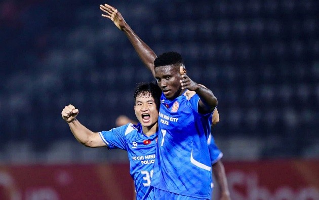 Olaha Mạnh Đức có một siêu phẩm đáng nhớ. Ảnh: FB CA TPHCM.