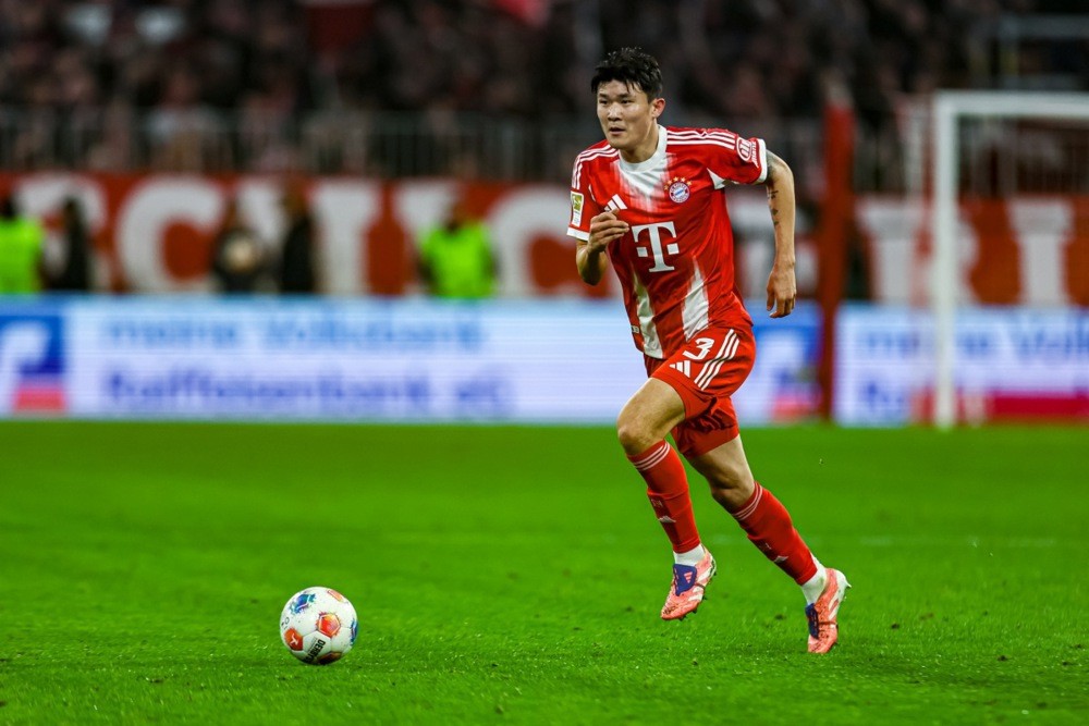 Kim Min-jae khó rời Bayern Munich ở kỳ chuyển nhượng Đông. Ảnh: EPA/Leonhard Simon.