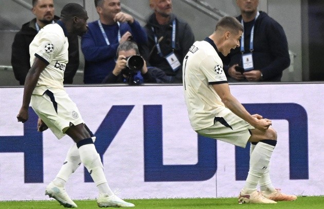 Tresoldi đã nã hat-trick vào lưới Inter Milan. (Ảnh: EPA Images)