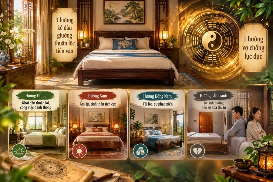 Trong phong thủy nhà ở, phòng ngủ không chỉ là nơi nghỉ ngơi mà còn được xem là không gian ảnh hưởng đến sự bình yên, hòa thuận và chất lượng cuộc sống của mỗi gia đình. 


