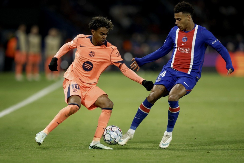 PSG và Barca đã cống hiến cho người hâm mộ một trận cầu đỉnh cao. Ảnh: EPA IMAGES. 