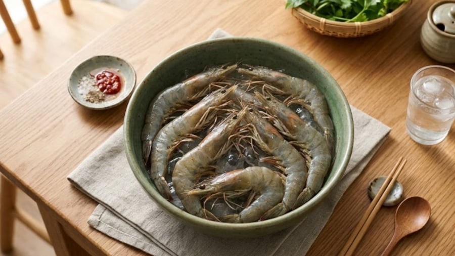 Chọn được tôm tươi sống là một trong những yếu tố quan trọng quyết định độ ngon của món tôm luộc.