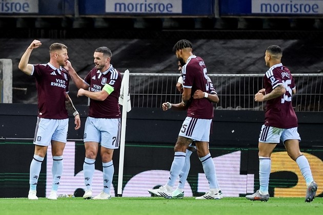 Aston Villa thắng dễ trước Viking ở Champions League. Ảnh: EPA