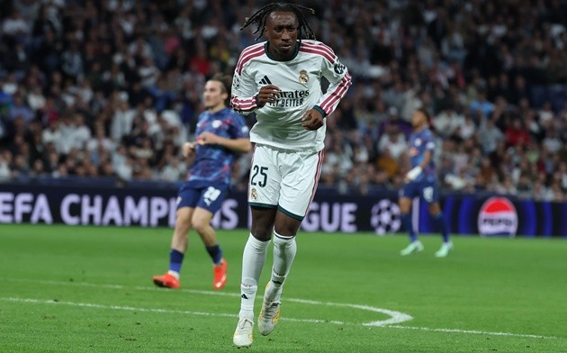 Diomande lại tỏa sáng ở Real Madrid. (Ảnh: EPA ImageS)
