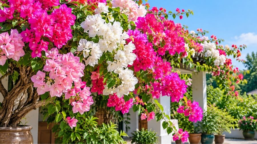 Hoa giấy nở sum suê khi biết chăm sóc đúng cách