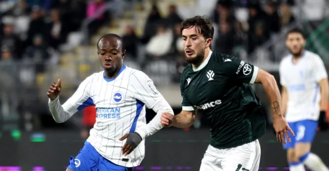 Brighton hòa 0-0 Jablonec. Ảnh: Getty Images/Getty Images.