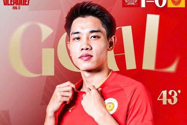 Đình Bắc ghi bàn trở lại là dấu hiệu tích cực cho CAHN và ĐT Việt Nam. Ảnh: CLB CAHN