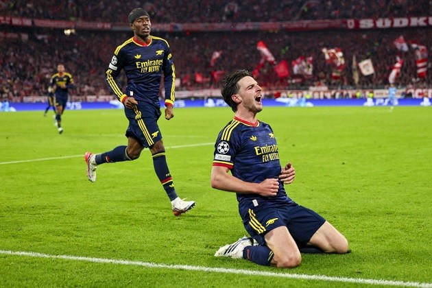 Arsenal vừa có trận hòa đáng khen ngợi trước Bayern Munich. Ảnh: EPA.